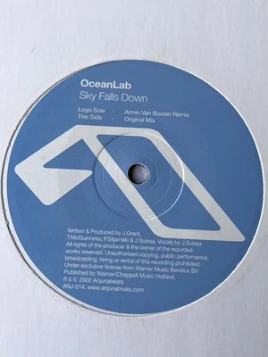OceanLab ‘Sky Falls Down’ 12’’ Vinyl Record. Anjunabeats Records - Image 1 of 4