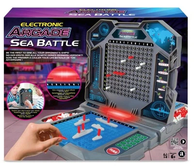 Electronic Arcade Sea Battle Ships Board Game Combat Destroy Fun Kids Toy 🎄🎁 - Image 1 of 3