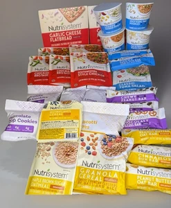 Nutrisystem 7-Day Fast Favorites Non-Vegetarian Meal Snack Kit 28 Items Plan - Picture 1 of 11