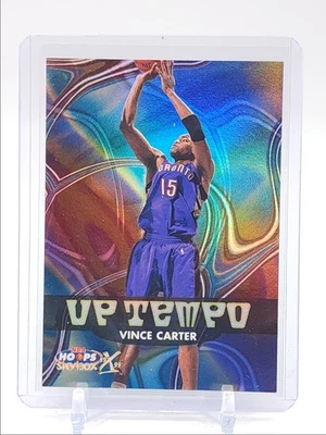 VINCE CARTER 2000-01 SKYBOX NBA HOOPS X UP TEMPO RAPTORS Q3562 Foto 1 de 2