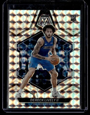 2023-24 Panini Mosaic Rookie Debut Silver Mosaic Dereck Lively II #248 - Image 1 of 2
