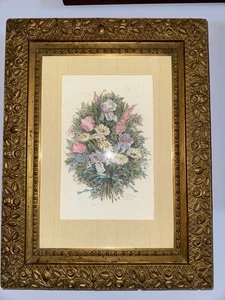 Ruth Betcher # 9/1000 Medium Aquarell Gemälde mattiert & gerahmt 17"x13" 4/1990 - Bild 1 von 5