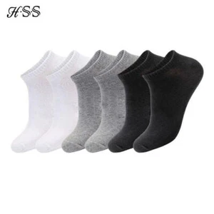 100% Thin Knit Breathable Cotton Boat Socks No Show Casual Fashion EU Size 39-44 - Picture 1 of 14