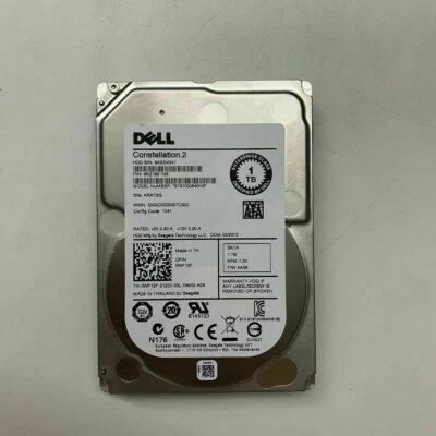 NEW Dell 09KW4J 9KW4J ST91000640NS 1TB 7.2K 6G 2.5" SATA 9RZ168 HARD DRIVE - Image 1 of 4