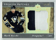 06-07 UD Ultimate Premium Patches  Mark Recchi  /25  Patch  HOF