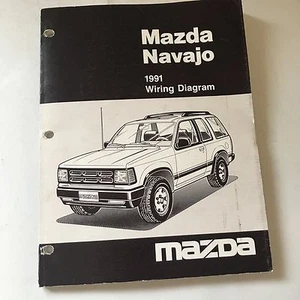 1991 Mazda Navajo SUV Factory OEM Wiring Diagram Service Repair Manual - Picture 1 of 7