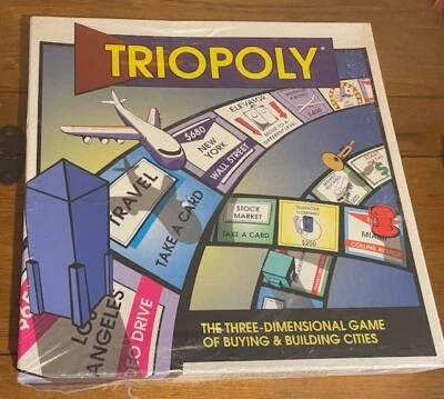 Triopoly: Three-tier game, buying & building cities: monopoly w/more options NEW - Image 1 of 4