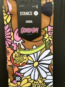 Stance x Scooby-Doo Snackin Scoobs Large Crew Casual Socks Men's 9-13 - Picture 1 of 6