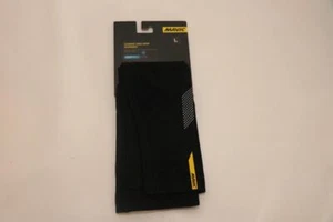 New Mavic Cosmic H2O Arm Warmers Large Black Cycling Bike Thermal ColdRide DWR - Picture 1 of 2