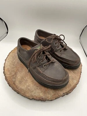 ECCO Women Walking Sneaker Size 37/US6-6.5 Brown Leather Lace Up Oxfords Loafers - Image 1 of 4