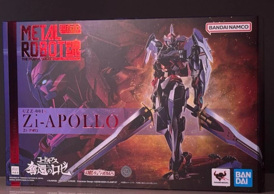 METAL ROBOT SPIRITS SIDE KMF Zi-Apollo Code Geass Rose of Recapture Figura NUEVA Foto 1 de 4