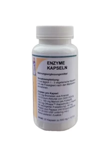 Reinhildis Apotheke Enzyme, Bromelain, Papain aus Papaya 25 Kaps, Keine Zusätze - Picture 1 of 2