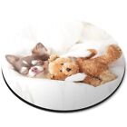 Round Mouse Mat Cute Chihuahua Puppy Sleeping Dog #50653