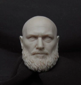 ##1113## CUSTOM RESIN UNPAINTED HEAD SCULPT ACTION FIGURES 1/6 Scale - Foto 1 di 2