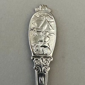 Vintage NORGE Souvenir Spoon, Norway Collectible by HARDANGER of 18/8 SS - Picture 1 of 6