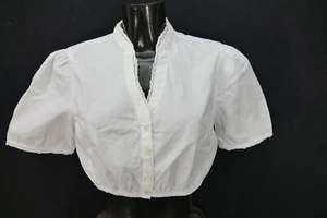 Gr.42 Dirndlbluse weiß Bluse für Dirndl Spieth & Wensky mit Spitze B10794 - Bild 1 von 4