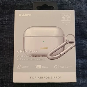 LAUT Crystal X Acrylic Case for AirPods Pro - Clear - Picture 1 of 2