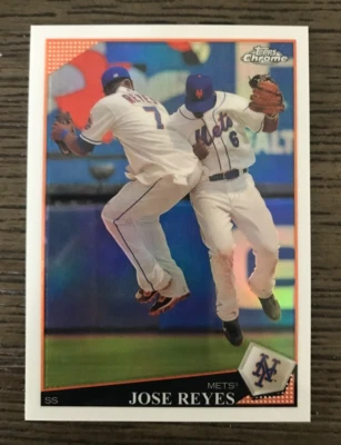 Sharp  2008 Topps Chrome Refractor New York Mets Jose Reyes Card # 160 - Image 1 of 2