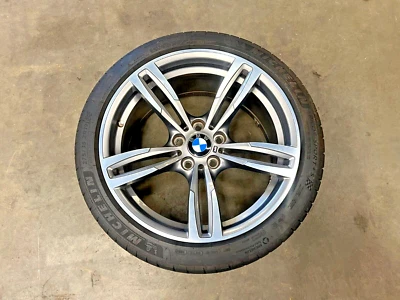 ⭐2015-2020 BMW M3 M4 F80 F82 F83 19" aro de roda com pneu Michelin 10x19 OEM LOT2476 - Imagem 1 de 4