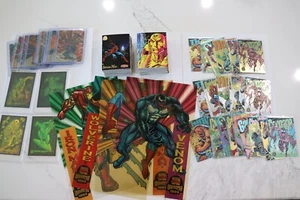 1994 Marvel Universe 5 V Complete Base Chase Hologram Gold Silver Powerblast Set - Bild 1 von 17