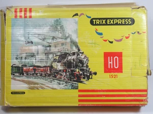 TRIX EXPRESS MODEL No.1521 0-6-0T STEAM FREIGHT TRAIN SET VN MIB - Picture 1 of 7