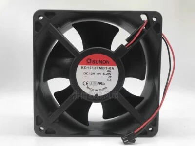 SUNON 12038 KD1212PMB1-6A DC12V 6.2W 12CM 2-Pin Cooling Fan - Image 1 of 3