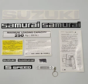 Suzuki Samurai Emblems And Stickers 3m Tape Suzuki White - Picture 1 of 4