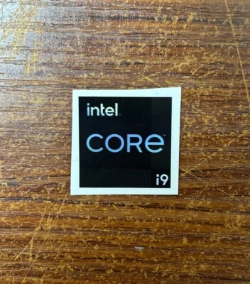 1x Intel Core i9 Holographic Desktop / Laptop sticker label (NEW) - Image 1 of 2