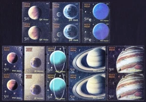 INDIA 2018 MNH 8v en pares, espacio, sistema solar, planetas - Imagen 1 de 1