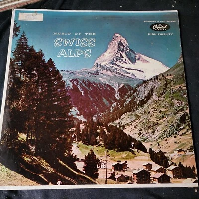 Music Of The Swiss Alps LP Vinyl Record Capitol Foto 1 de 4