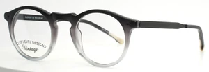 CLUB LEVEL DESIGNS VINTAGE CLD9253 C2 Grey Fade Mens Round Eyeglasses 45-23-145 - Picture 1 of 16
