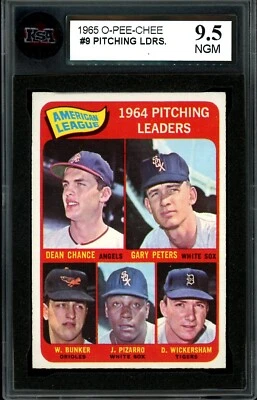 1965 TOPPS OPC O PEE CHEE NO9 Leaders 1964 DEANCHANCE Писарро Питерс KSA 9,5 NGM - Изображение 1 из 2