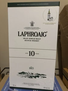 LAPHROAIG Est. 1815 Whisky Tasting Dram Nosing Glasses Set 2 Enjoy Responsibly - Picture 1 of 3