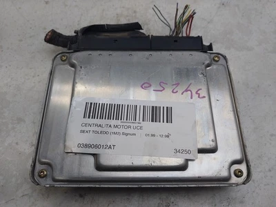 038906012AT centralina motore per SEAT TOLEDO II 1.9 TDI 1998 8657382 - Immagine 1 di 4