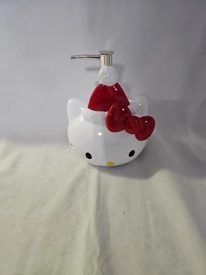 NUEVO Hello Kitty con Sombrero Rojo de Papá Noel Jabón Navidad Loción Bomba Dispensador Foto 1 de 4