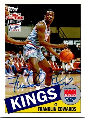 2005-06 Topps 1952 Style FRANKLIN EDWARDS Sacramento Kings AUTO Insert - Image 1 of 2