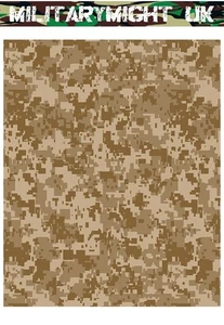 1 32 / 1 35 SCALE MILITARY CAMO TARPS MODERN USA DESERT DIGITAL DIORAMA SHEET - Picture 1 of 2