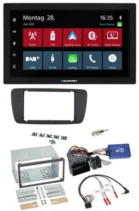Blaupunkt Lenkrad Bluetooth DAB 2DIN USB Autoradio für Seat Ibiza ab 08 azabache - Bild 1 von 12