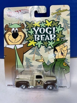 Ford F-100 1949 1/64 Hot Wheels Real Rider's Premium Hanna-Barbera Yogi Bear Foto 1 de 2