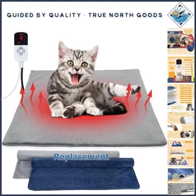Almohadilla térmica para gatos al aire libre, cama térmica para gatos para perros, calentamiento interior eléctrico para mascotas He Foto 1 de 4