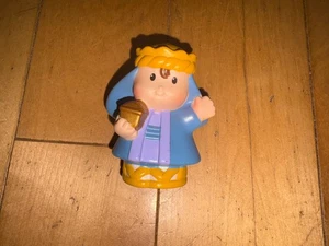 Fisher Price Little People Nativity Replacement Blue Crown Wise Man Figure - Picture 1 of 3