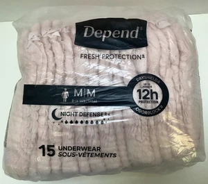 Depend Night Defense Donna, Medium, 15 paia totali, spedizione gratuita!!! - Foto 1 di 2