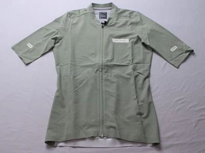 Camiseta deportiva de carreras Pedal Mafia Core para mujer manga corta cremallera completa NC3 Stone pequeña nueva con etiquetas Foto 1 de 4