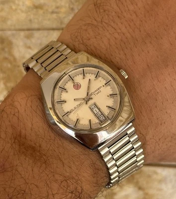 Reloj Rado Voyager Two Automático Años 70 Vintage Auténtico con Caja Día-Fecha 36mm Foto 1 de 4