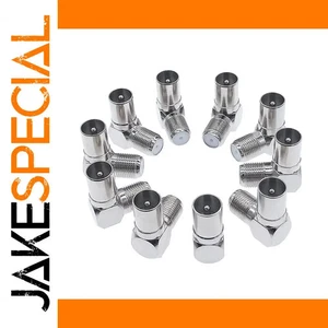 JakeSpecial – Set of 10 Right Angle F Connectors - Afbeelding 1 van 6