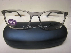 J.W.LEWIS EYEGLASS FRAMES Style  JW08 in  GRAY  55-18-145-38V With Generic Case - Picture 1 of 5