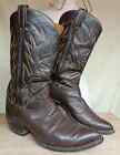 Men Size 9.5D-Wide Leather Cowboy Boots: Danposttonylamageorgialaredo Brands
