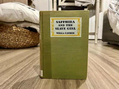 Sapphira and the Slave Girl by Willa Cather (1940, Hardcover) 1st Edition Foto 1 de 4