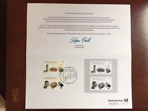 ALEMANIA 2011 TARJETA FDI GRAMÓFONO CINTA MÓVIL TERMO BOLSA DE TÉ MATRAZ REGALO GRATUITO - Imagen 1 de 2