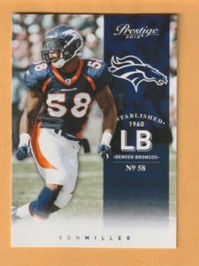 Von Miller Denver Broncos 2012 Prestige #55 DeSoto Texas A&M Aggies - Imagen 1 de 2